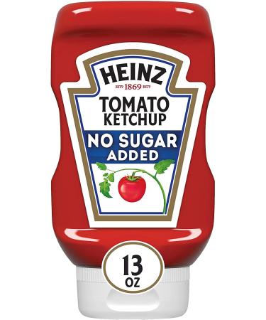 Heinz Tomato Ketchup with No Sugar Added (13 oz Bottle) No Added Sugar 13 oz