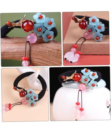 minkissy 1pc Vintage Hair Tie Hanfu Hair Accessories Chinese Hair Accessories Decorative Hair Ties Bead Hair Ties Pearl Hair Cosplay Hair Accessorie Agate Hair Rope Lady Hair Bands Headgear - Buy Online on SooperMarket.com