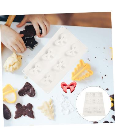 Ciieeo 3pcs Butterfly Fondant Silicone Popsicle Silicone Candy Molds Mini Bow Mold Pastry Molds Supple Cookie Mold Ice Cream Moulds Silicone Cakesicle Molds Chocolate Silica Gel Candle 29X17CMx3pcs White2x3pcs - Buy Online on SooperMarket.com
