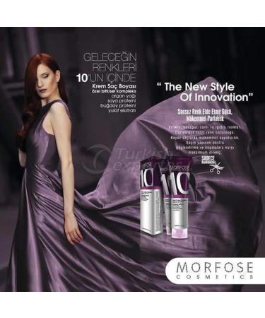 Morfose 10 Professional Hair Colour Cream 100 ml Green - Buy Online on SooperMarket.com