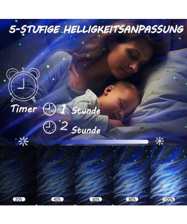 Nachlicht Kinder: Starry Sky Projector | 16 Modes Northern Lights Galaxy Night Light with Remote & Timer | Perfect Gift for Kids Women & Men - Buy Online on SooperMarket.com