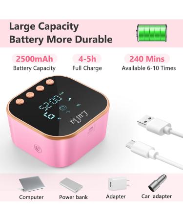 Double Electric Milk Pump | 3 Modes, 9 Levels, 2 Flange Sizes | Rechargeable Nursing Pump with Storage Bag | Ideal for Home and Travel - Buy Online on SooperMarket.com