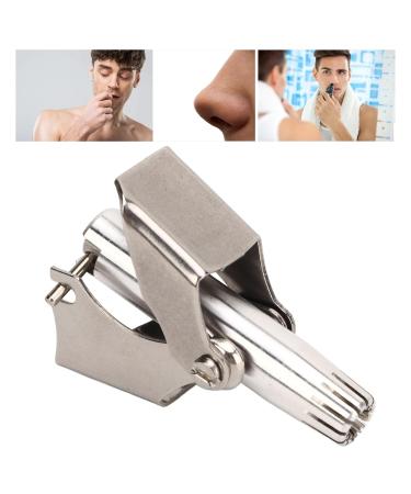Manual Nose Hair Trimmer & Remover | 360 R-Shaped Stainless Steel Blade | Precision Grooming Tool - Buy Online on SooperMarket.com