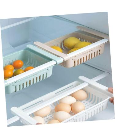 Zerodeko 6 Pcs Hanging Container Basket Fridge Tidy Boxes Food Drain Storage Crisper Drainage Tank Fruit - Buy Online on SooperMarket.com