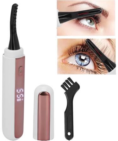Electric Eyelash Curler Heated Eyelash Clip Heated Eyelash Curler Comb USB Charging Eyelash Curler with Mascara & 4 Level Temp Heated Eyelash Perm with LCD Display for Women Sorandynibc8m9zkr-12 - Buy Online on SooperMarket.com
