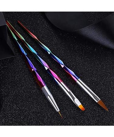 MWoot 10-Part Nail Brush Set | Nail Art Painting & Drawing Brushes for UV Gel & Acrylic Fingerails | Nail Liner Brushes & Accessories for Pedicure & Manicure - Buy Online on SooperMarket.com