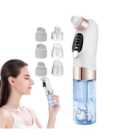 Visiblurry Electric Black Head Remover - Electric Extractor Tool Adjustable Rechargeable Remover with 6 Suction for Skincare for Women and Men