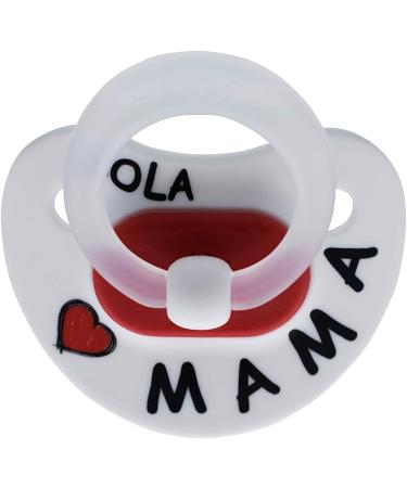 Amos Schnuller-Pack Papa Mama Latex | Premium Baby Pacifier Set - International Shipping Available - Buy Online on SooperMarket.com