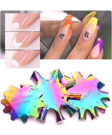Professional Gel Cutter Tool Steel Stainless Multicolor Trimmer Edge Nail Art Multiple Style Shape Women for Smile Line French Cutter - Buy Online on SooperMarket.com