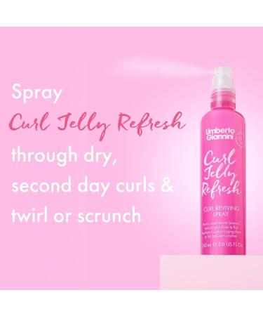 Umberto Giannini Curl Jelly Refresh - Moisturizing Styling Spray for Defined Curls, Zero Frizz - 5 Fl Oz - Buy Online on SooperMarket.com