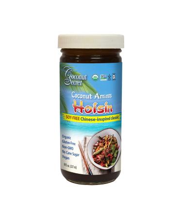 Coconut Secret Soy-Free Hoisin Sauce - Coconut Aminos, Organic, Gluten-Free, Non-GMO, No Cane Sugar, Vegan - 8 Fl Oz