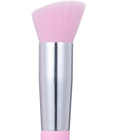 Double Ended Pink Contouring Makeup Brush for Blending Highlighting Buffing - Ideal for Creams, Powders, and Liquids - Buy Online on SooperMarket.com