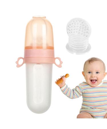 Baby mesh feeder - baby fruit food feeder pacifier |Silicon fruit feeder silicone bags babies children's teeth relief toys dificato rose