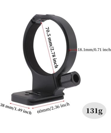 Runshuangyu Metal Tripod Collar Mount Ring 1/4 for Sigma APO 70-200mm F2.8 II EX DG Macro HSM - 71mm Ring Diameter - Buy Online on SooperMarket.com