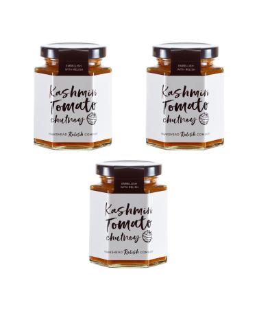 Hawkshead Relish Company Kashmiri Tomato Chutney 190g - Pack of 3