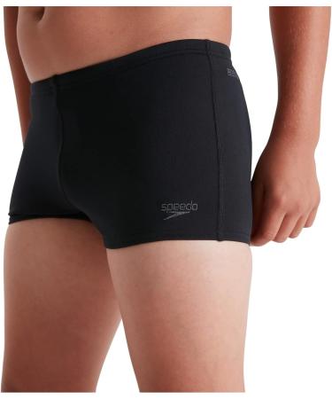 Speedo Boys Eco Endurance+ I Aquashort - Durable Swim Shorts for Ages 11-12 - Black Color | International Shipping Available - Buy Online on SooperMarket.com