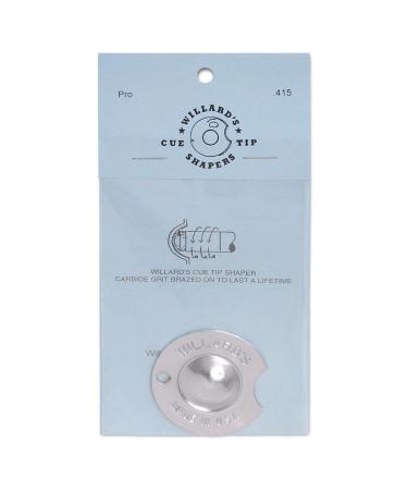 Willard Cue Tip Shaper - Pros Nickel Radius