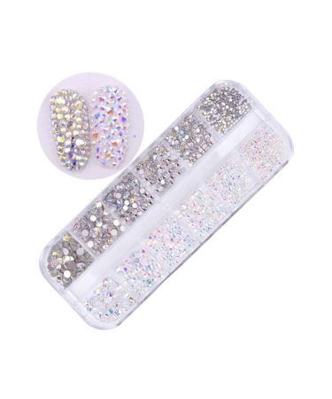 CHSEEO Nail Art Rhinestones Nail Art Tips Studs Stones Diamonds Beads Glitter Rhinestones Slice Crystals Gems for DIY Nails Face Makeup Clothes Shoes Bags Decoration #2