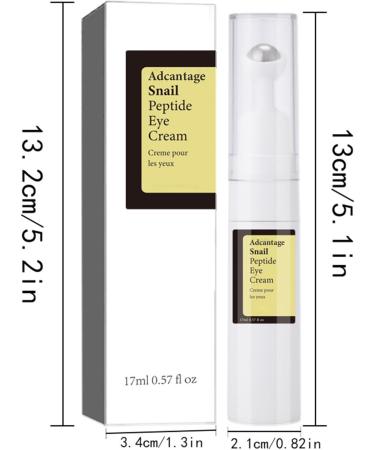 Eye Cream for Dark Circles and Puffy Eyes - Snail Peptide Energetic Eye Roll-On - Eye Bags Remover Eye Cream Anti aging - Under Eye Roller cream - Reduce Lines Wrinkles Puffiness and Dark Circles (1) - Buy Online on SooperMarket.com