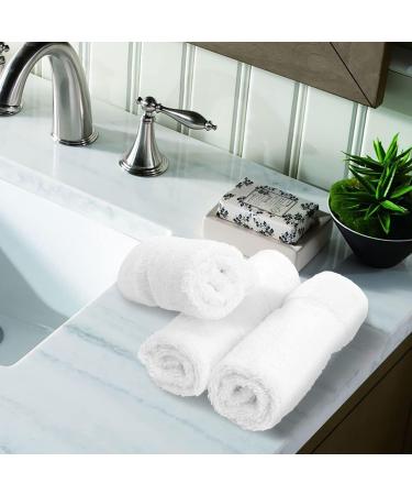 BC BARE COTTON Eco Washcloths - Set of 6 White | Dobby Border | Sustainable Eco-Friendly Products - Buy Online on SooperMarket.com