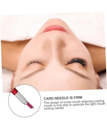 Angoily Microblading Manual Alloy Supply Eyebrow Pen Aluminium Make Embroidered 14.2x0.9cm Red - Buy Online on SooperMarket.com