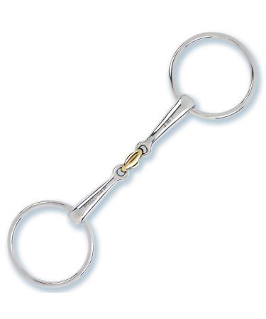 St bben bit 2233 loose ring snaffle 2 in 1 double broken 14.0 cm - 16 mm - Sweet Copper middle piece