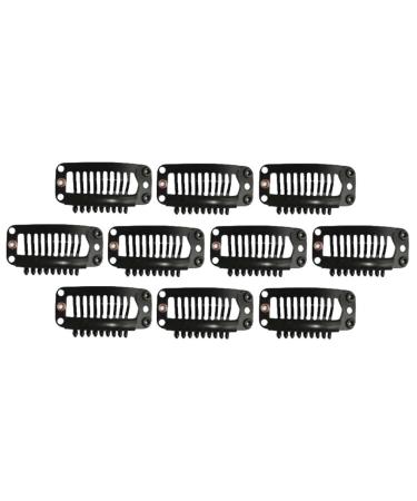 20pcs Weft Clips for Hair Extensions - Black Wig Clips | Durable & Secure Hair Accessories - Buy Online on SooperMarket.com
