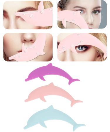 3pcs Silicone Eyelash Applicator Baffle Multifunctional Tool for Eyebrow Pencil Eyeshadow Mascara - Buy Online on SooperMarket.com