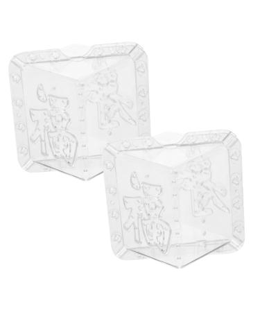 Kisangel 6 Pcs Square Apple Molds Vegetable Growth Mold Growing Fruit Mold Shaper Mould Cover Stereotypes