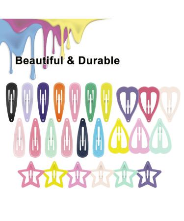 Snap Hair Clips Set - Non-slip Hair Barrettes for Girls, Women, Toddlers, Kids | ECADY - Buy Online on SooperMarket.com