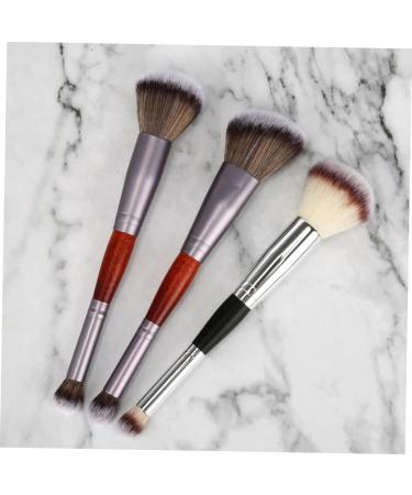 NOLITOY 3pcs Double-ended Makeup Brush Eye Shadow Blush Brush Eyeshadow Applicator Make up Contouring Brush - Buy Online on SooperMarket.com
