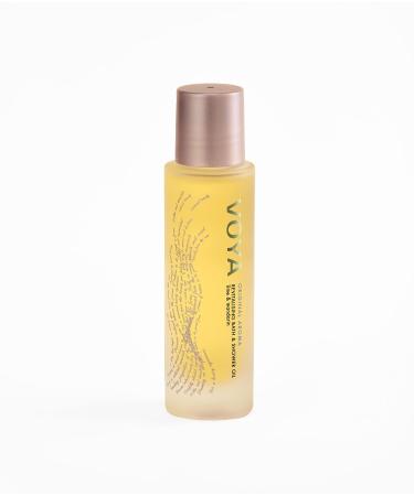 VOYA Original Aroma Revitalising Bath and Shower Oil  Certified Organic  Hydrating Bath and Body Oil  Lime & Mandarin Scent  50ml
