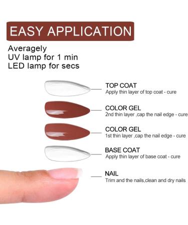 Peacock Theme Gel Nail Polish Set - 6 Colors | Soak Off UV LED Varnish Kit - 8ML Bottles | Hot Summer Collection by Lagunamoon - Buy Online on SooperMarket.com