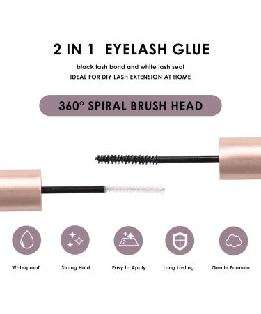 DIY Eyelash Extension Kit with 120 Cluster Lashes | C/D Curl, Mix 10-16mm Length | Includes Tweezers, Lash Bond & Seal - OP01 - Buy Online on SooperMarket.com
