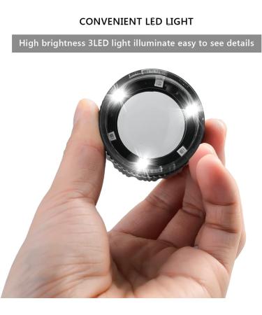 30X Loupe Magnifier Adjustable Focal Length Magnifier Foldable Jewelry Magnifier Glass for Textile Optical Embroidery Circuit Board Coins etc. - Buy Online on SooperMarket.com