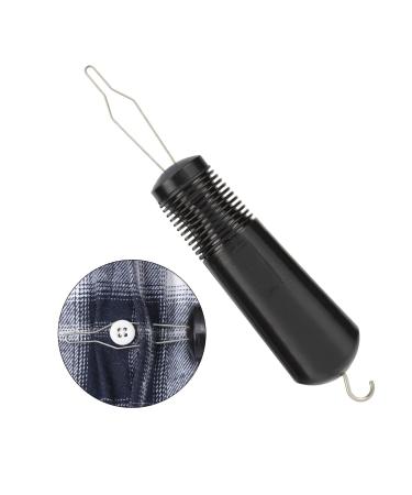 Yerdos Button Hook and Zipper Pull Dressing Aid Assist Tool with Non-Slip Ribbed Handle for Arthritis Fibromyalgia Independent Living