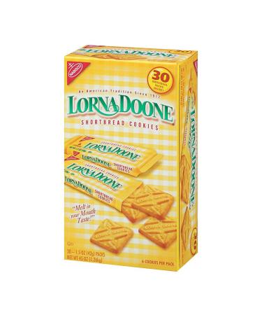 Nabisco Lorna Doone Shortbread Cookies - 30 Ct. - SCS Butter 1.5oz (Pack of 30) - Buy Online on SooperMarket.com