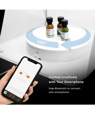 Foldio360 | Smart Photo 360 Turntable Controlled by Smartphone for Product Photography Shooting 360 Degree Image by ORANGEMONKIE - Buy Online on SooperMarket.com