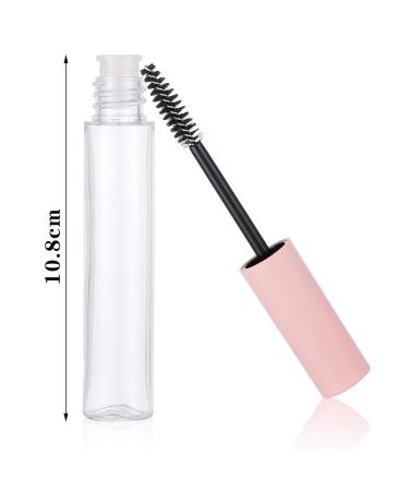 Adakel 5 Pieces Empty Mascara Bottle Set - 10ml Pink Eyelash Tubes with Wand for DIY Eyelash Cream - Buy Online on SooperMarket.com