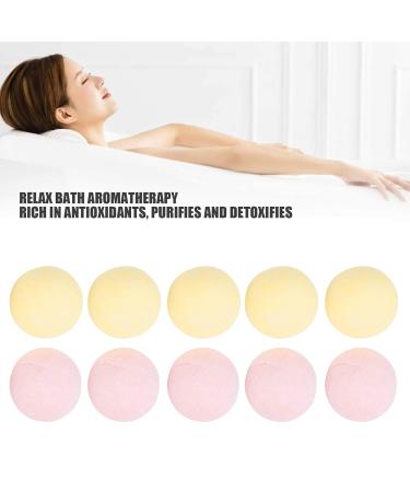 Pack of 10 Scented Bath Bombs & Pearls | Exfoliating Bath Additive for Itchy Skin Relief - International Shipping - Buy Online on SooperMarket.com