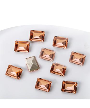 Crystal Nail Rhinestones Clear Nails Gems Stones 10Pcs Pointed Back Rhinestones Diamond Gems For Nail Art Supplies Nail Art Decorations Kits Nail Art Decorations Stickers ND958