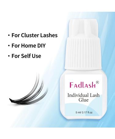 Individual Lash Glue for DIY Cluster Lashes - Fast Drying 3-5 Seconds Long Lasting 7-15 Days 5ml - Ideal for Eyelash Extensions - Buy Online on SooperMarket.com