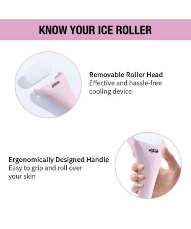 Nykaa Naturals Ice Roller for Face Toning - Reduces Clogged Pores & Improves Absorption - Pink Massage Tool - Shop Internationally - Buy Online on SooperMarket.com