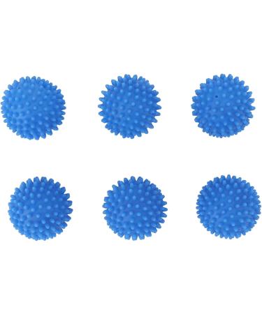Eco Laundry Dryer Silicone Balls Silicone Laundry Dryer Reusable Balls Practical Reduce Drying Time Eliminate Wrinkles Reusable for Apartment (Blue 6 PCS) - Buy Online on SooperMarket.com