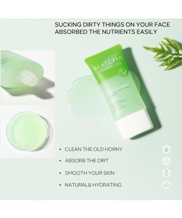 Matcha Peeling Gel - Deep Cleansing Exfoliating Gel for Face & Body | Shrink Pores Hydrate & Improve Skin Tone - 60g - Buy Online on SooperMarket.com