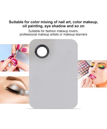 Buy Stainless Steel Mixing Palette & Spatula - Professional Cosmetic Makeup & Nail Art Tools for Perfect Blends | International Shipping Available - Buy Online on SooperMarket.com