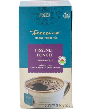 Teeccino Dandelion Tea Dark Roast Rich & Roasted Herbal Tea That s Caffeine Free & Prebiotic with Detoxifying Dandelion Root 25 Tea Bags - Buy Online on SooperMarket.com