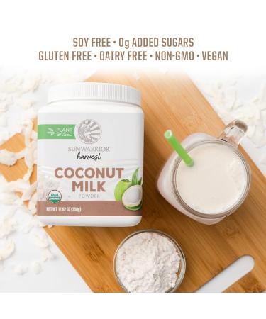 Organic Sunwarrior Coconut Milk Powder with MCT - 358g | Vegan, Keto, Paleo, Gluten-Free Coffee Creamer | Sugar-Free, Dairy-Free, Shelf Stable - Buy Online on SooperMarket.com