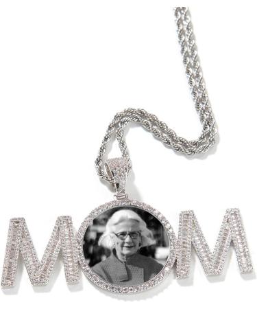OralGos Sublimation Necklace - Unique Mom Pattern Heat Transfer Clavicle Chain Jewelry for Mother's Day - Perfect Gift! - Buy Online on SooperMarket.com