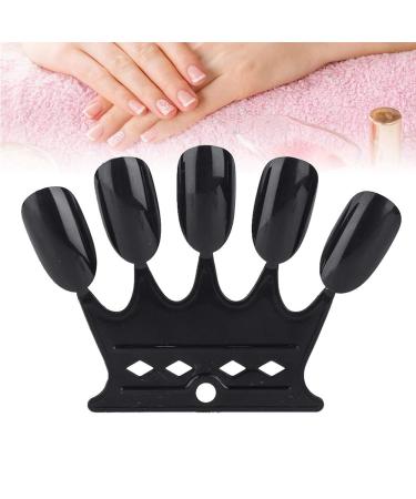 Nail Art Tips - 10pcs Black Nail Sticks Display for Polish & Gel - Perfect Manicure Practice Tool - Buy Online on SooperMarket.com